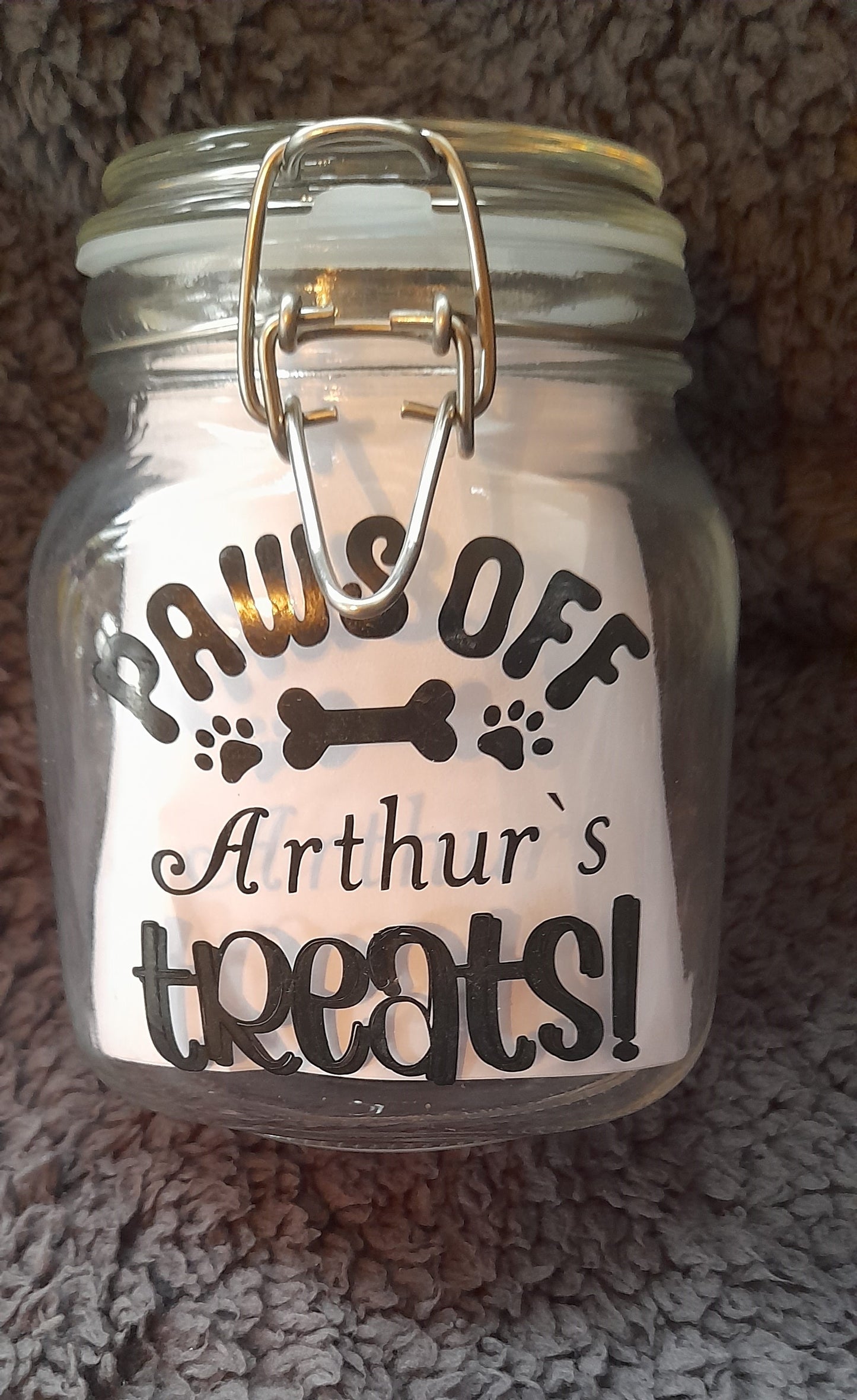 Personalised Dog Treat Jar