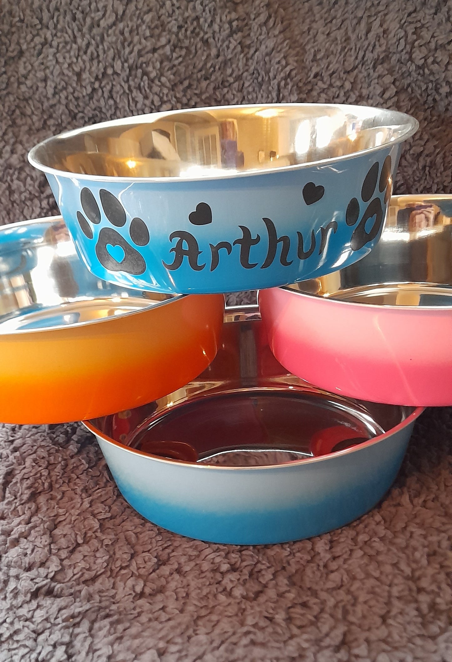 Personalised Pet Feeding Bowl - Large Bowl for Dogs