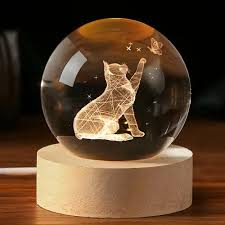 Stunning Crystal Cat Memorial