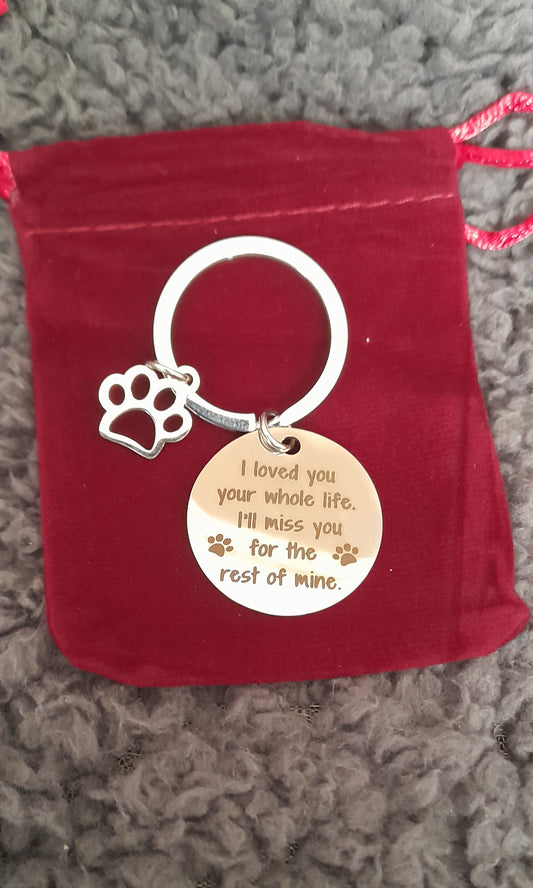 Memorial key ring