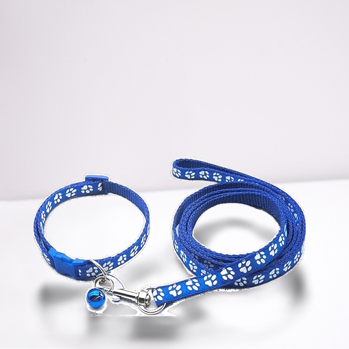 Cute Paw Print Collar & Lead