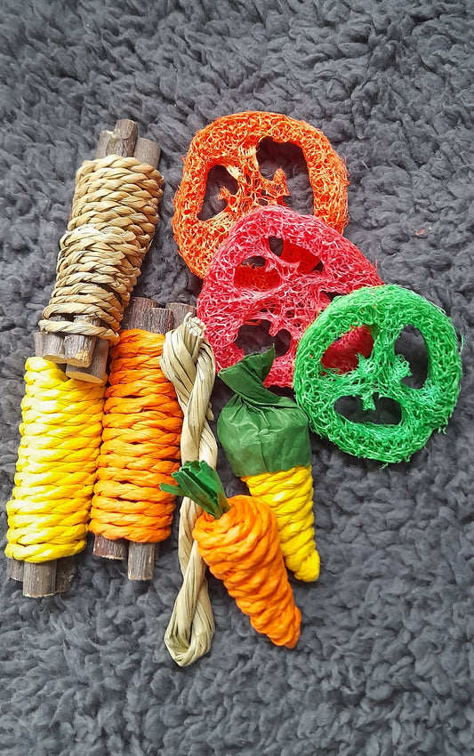 Mixed Rabbit Chew Toys For Small Animals