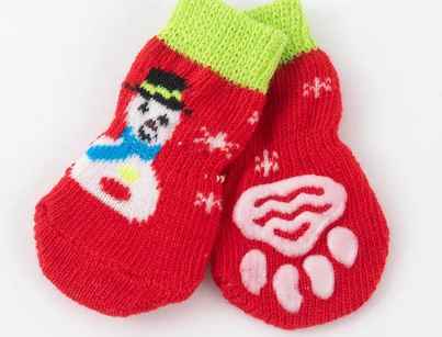 Cute Cosy Christmas Red Socks