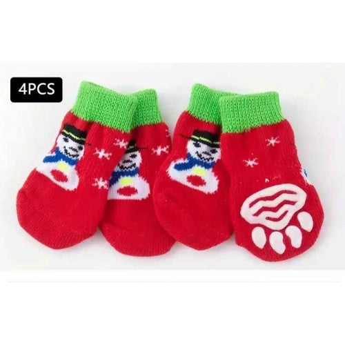 Cute Cosy Christmas Red Socks